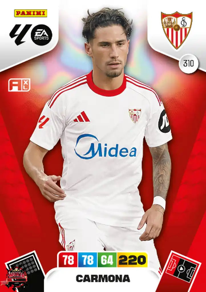 #310 | Adrenalyn XL | La Liga | 2025-2026 | Carmona | Sevilla FC | Basico