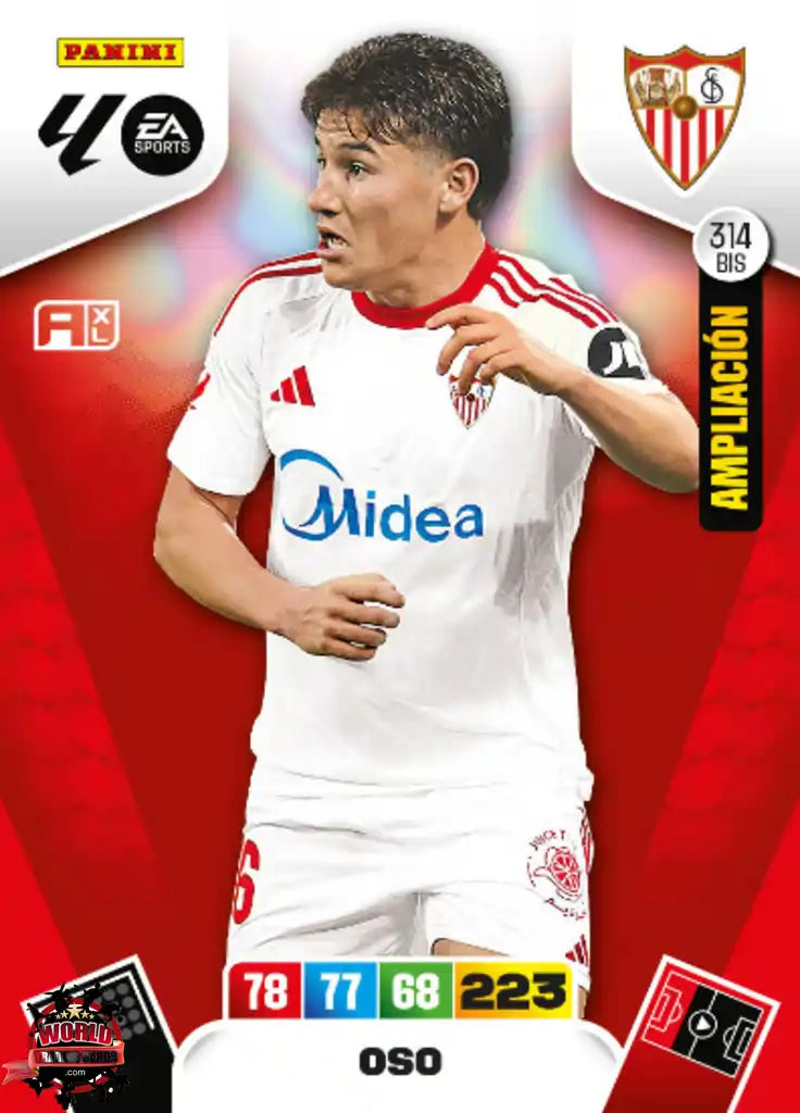 #314 Bis | Adrenalyn XL | La Liga | 2025-2026 | Oso | Sevilla FC | Ampliacion