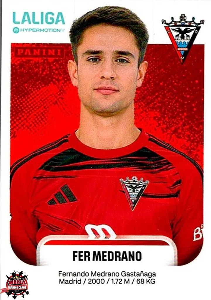 Cromo Trading Card Fútbol-Fer Medrano-Mirandés-Panini La Liga HypermotionV 2025-2026-316-Basico