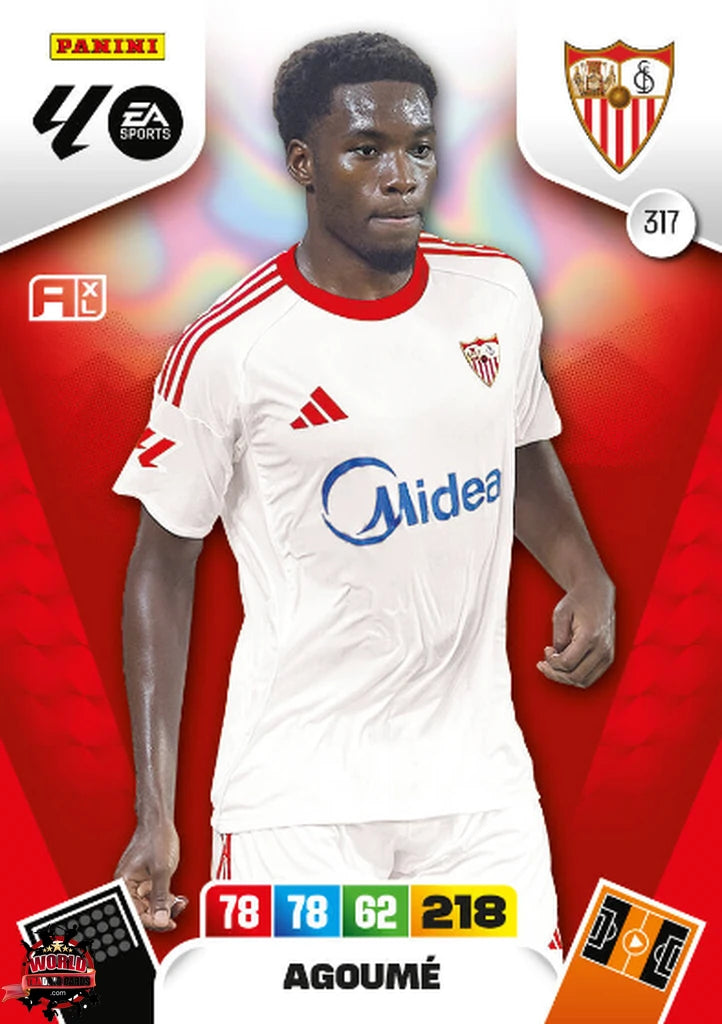 Agoumé - Sevilla FC - Panini Adrenalyn XL - 2025-2026 - 317 - Basico