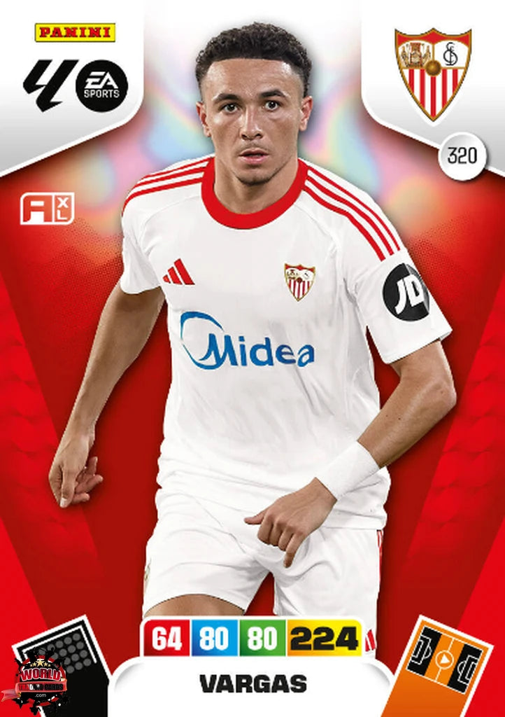 #320 | Adrenalyn XL | La Liga | 2025-2026 | Vargas | Sevilla FC | Basico