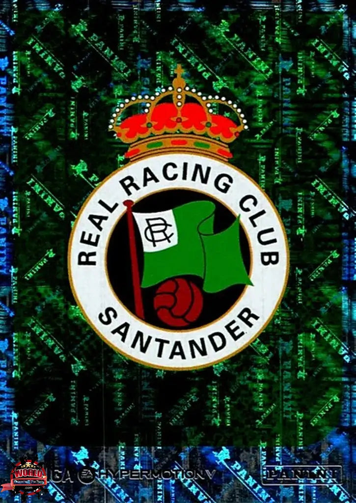 Cromo Trading Card Fútbol-Escudo-Real Racing Club-Panini La Liga HypermotionV 2025-2026-325-Brillante