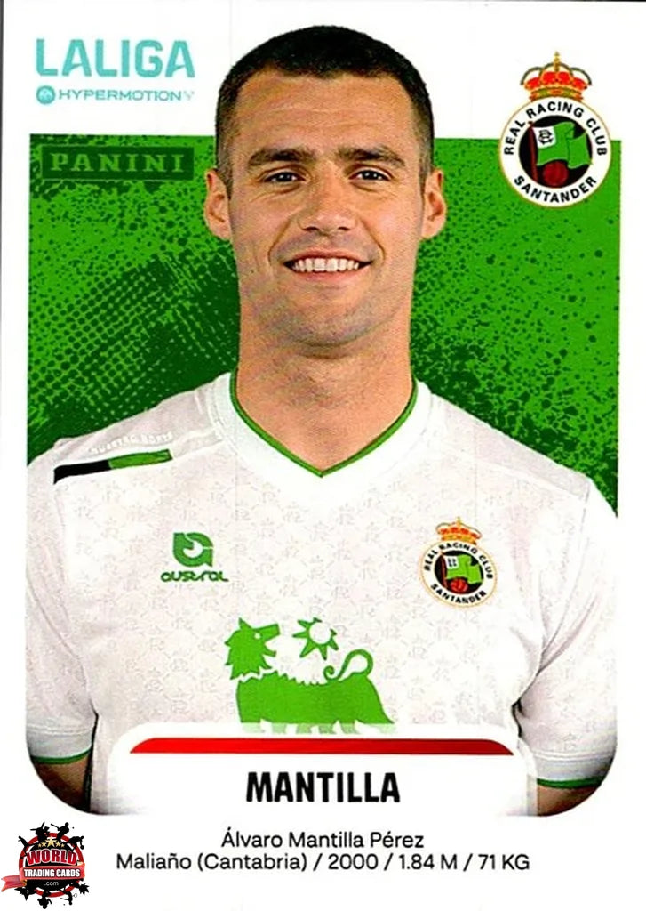 Cromo Trading Card Fútbol-Mantilla-Real Racing Club-Panini La Liga HypermotionV 2025-2026-329A-Basico