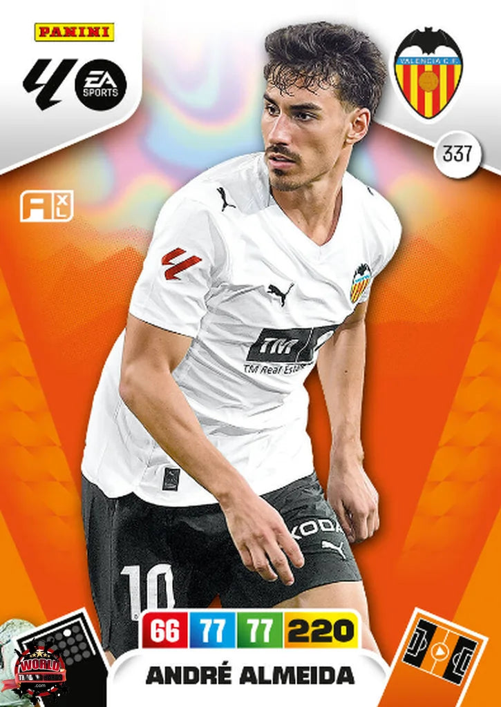 #337 | Adrenalyn XL | La Liga | 2025-2026 | André Almeida | Valencia CF | Basico