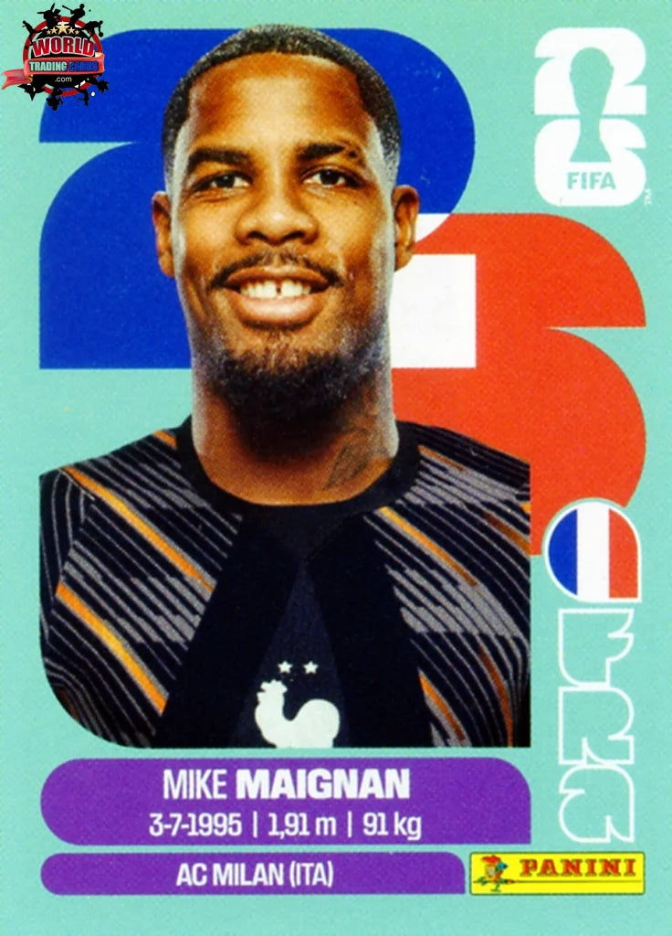#FRA002 | Panini | Fifa World Cup Stickers | 2026 | Mike Maignan | France | Base - International version