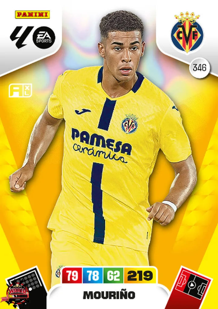 #346 | Adrenalyn XL | La Liga | 2025-2026 | Mouriño | Villarreal CF | Basico