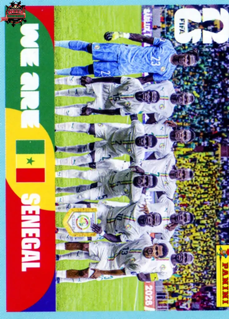#SEN013 | Panini | Fifa World Cup Stickers | 2026 | Team Photo | Senegal | Base - International version