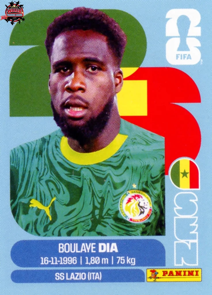 #SEN017 | Panini | Fifa World Cup Stickers | 2026 | Boulaye Dia | Senegal | Base - International version