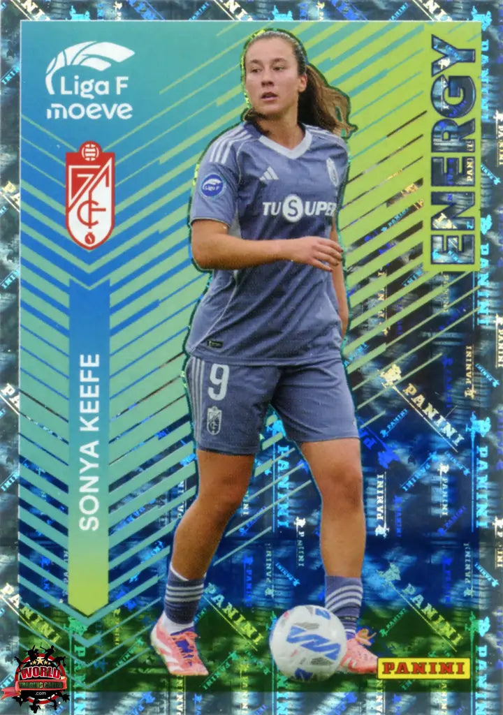 Cromo Trading Card Fútbol-Sonya Keefe-Granada CF-Panini Liga F Moeve 2025-2026-352-Energy Moeve