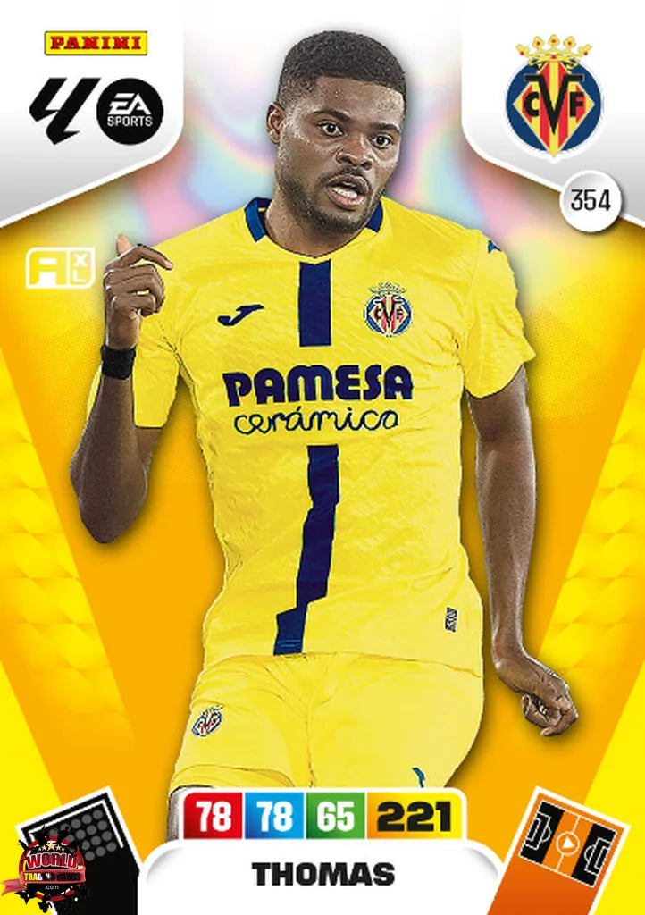 #354 | Adrenalyn XL | La Liga | 2025-2026 | Thomas | Villarreal CF | Basico