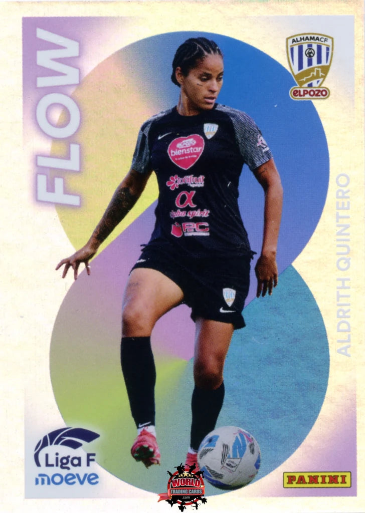 Cromo Trading Card Fútbol-Aldrith Quintero-Alhama CF. El Pozo-Panini Liga F Moeve 2025-2026-354-Flow
