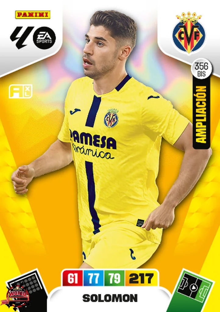 Solomon - Villarreal CF - Panini Adrenalyn XL - 2025-2026 - 356Bis - Basico Ampliación LG
