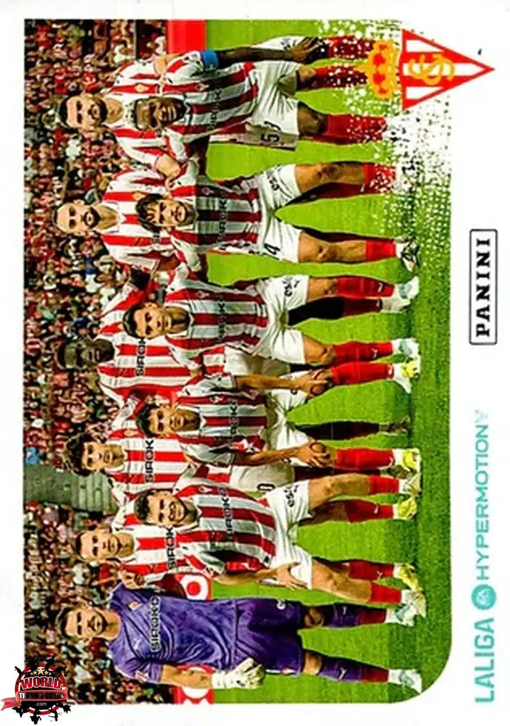 Cromo Trading Card Fútbol-Equipo-Real Sporting de Gijón-Panini La Liga HypermotionV 2025-2026-364-Basico