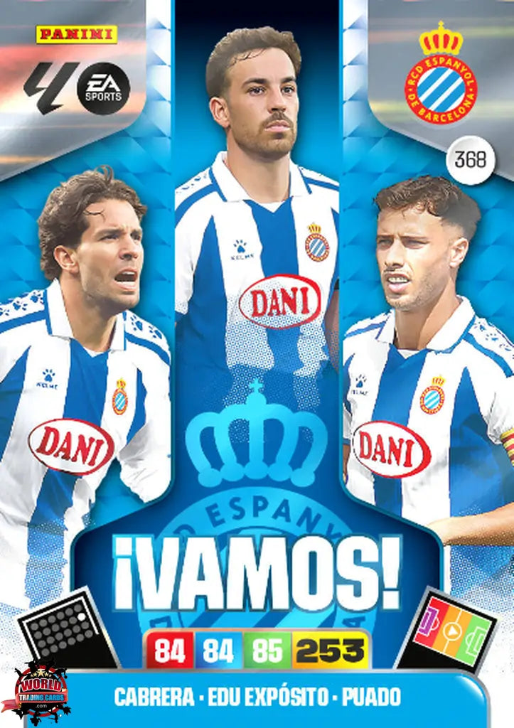#368 | Adrenalyn XL | La Liga | 2025-2026 | Vamos Espanyol | RCD Espanyol | Vamos