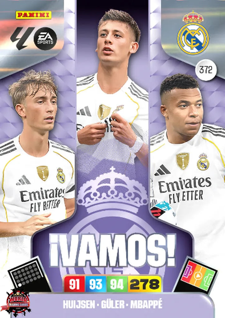 #372 | Adrenalyn XL | La Liga | 2025-2026 | Vamos Real Madrid | Real Madrid | Vamos