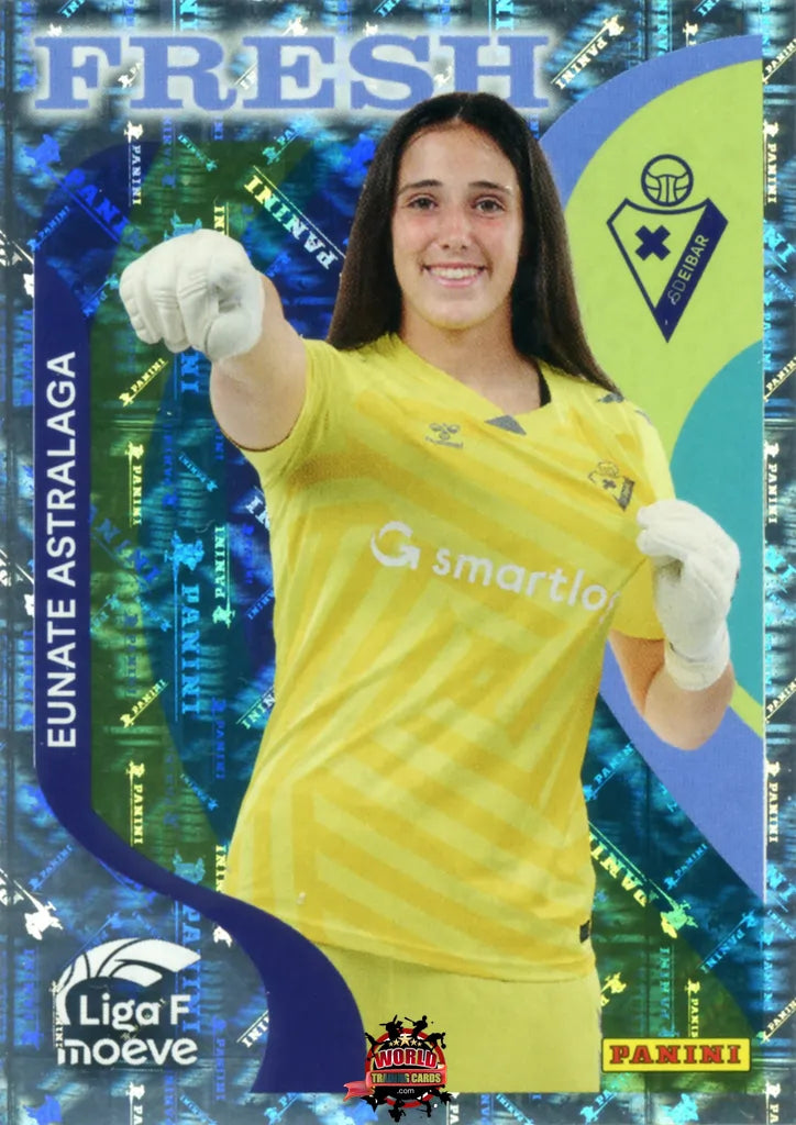 Cromo Trading Card Fútbol-Eunate Astralaga-SD Eibar-Panini Liga F Moeve 2025-2026-376-Fresh