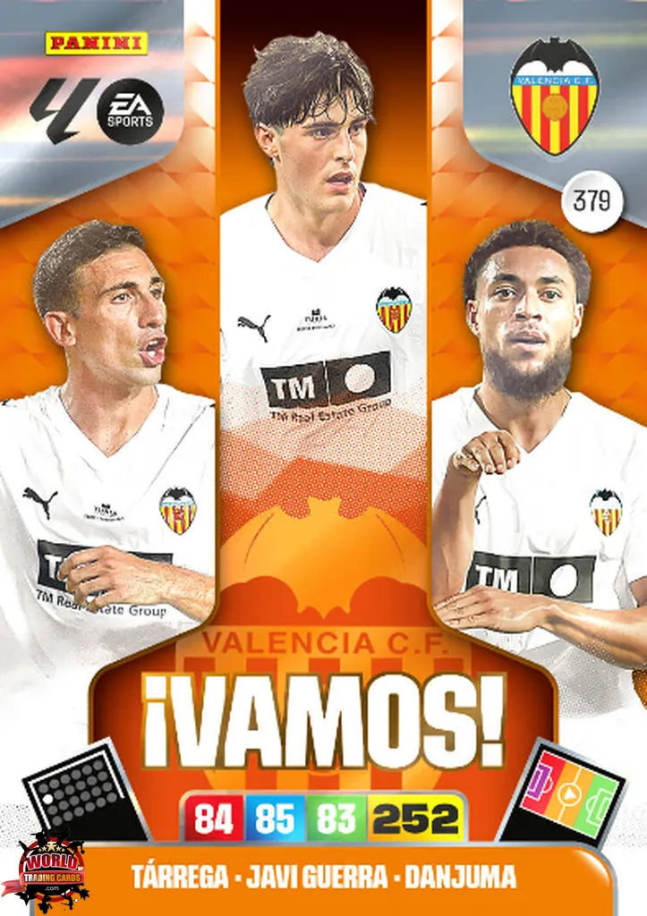 #379 | Adrenalyn XL | La Liga | 2025-2026 | Vamos Valencia | Valencia CF | Vamos
