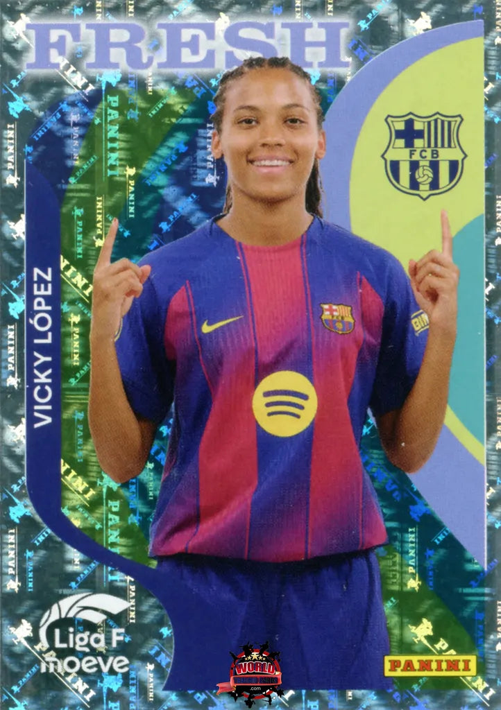 Cromo Trading Card Fútbol-Vicky López-FC Barcelona-Panini Liga F Moeve 2025-2026-380-Fresh