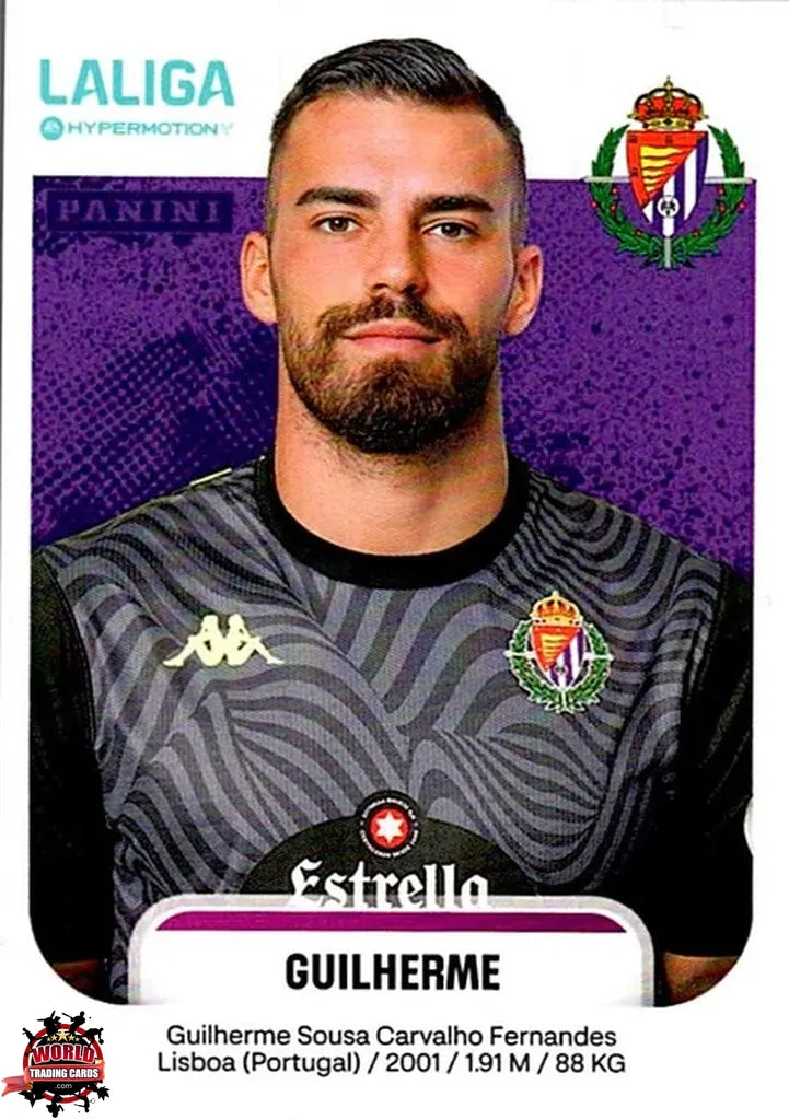 Cromo Trading Card Fútbol-Guilherme-Real Valladolid CF-Panini La Liga HypermotionV 2025-2026-384-Basico