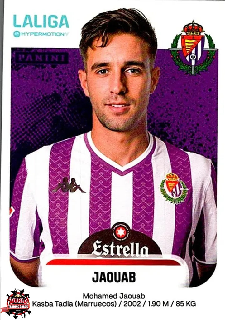 Cromo Trading Card Fútbol-Jaquab-Real Valladolid CF-Panini La Liga HypermotionV 2025-2026-388B-Basico