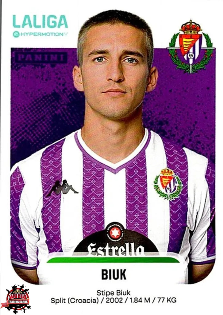 Cromo Trading Card Fútbol-Biuk-Real Valladolid CF-Panini La Liga HypermotionV 2025-2026-397-Basico