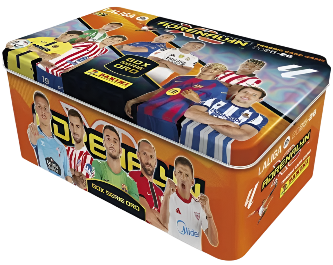 Adrenalyn XL LaLiga EA Sports 2025/26 - Lata Tin box - Colección Oficial Panini