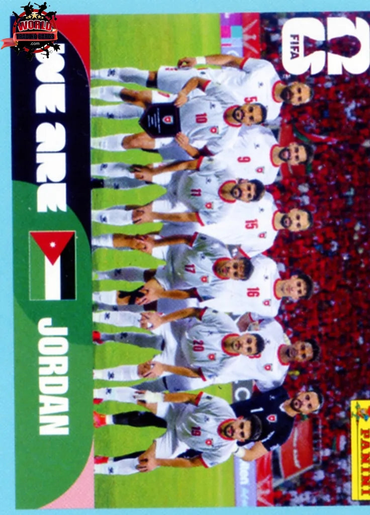 #JOR013 | Panini | Fifa World Cup Stickers | 2026 | Team Photo | Jordan | Base
