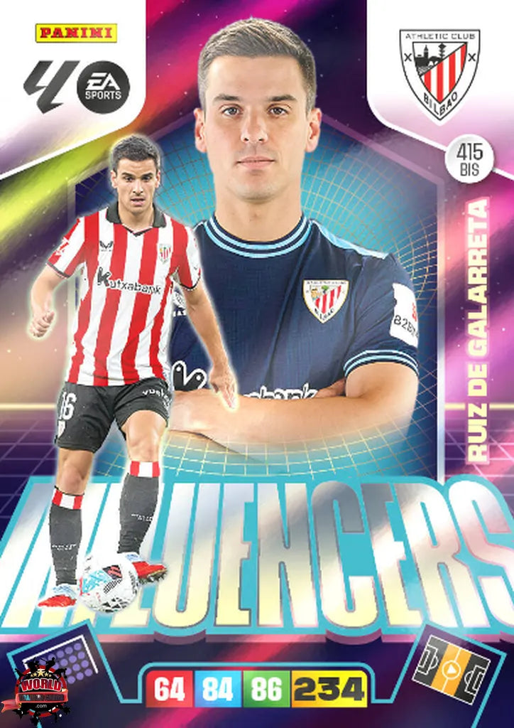 Ruiz de Galarreta - Athletic Club - Panini Adrenalyn XL - 2025-2026 - 415BIS - SP - Influencers