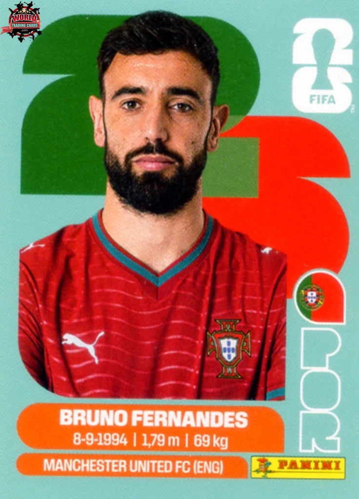 #POR010 | Panini | Fifa World Cup Stickers | 2026 | Bruno Fernandes | Portugal | Base - International version