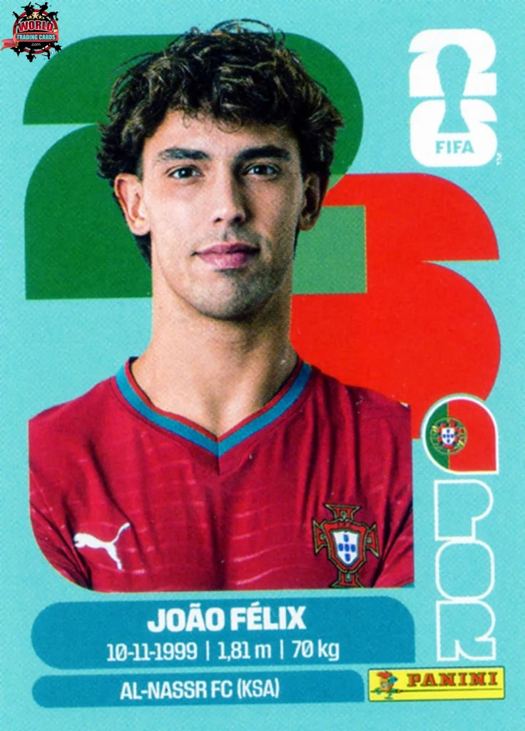 #POR017 | Panini | Fifa World Cup Stickers | 2026 | João Felix | Portugal | Base - International version