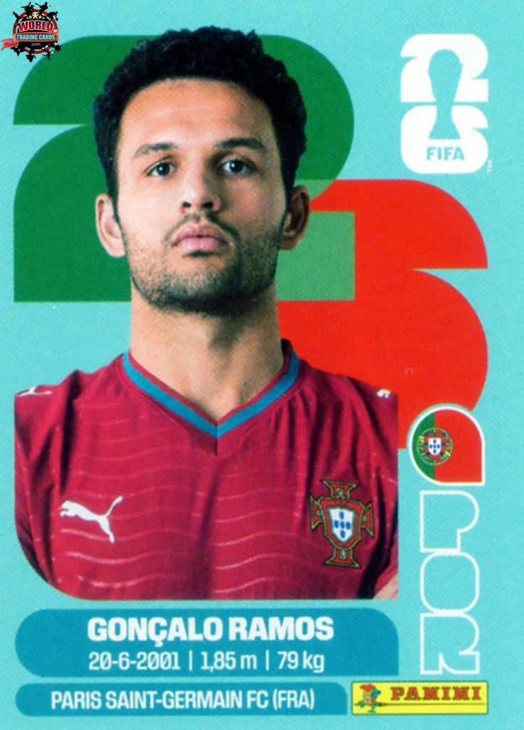 #POR018 | Panini | Fifa World Cup Stickers | 2026 | Gonçalo Ramos | Portugal | Base - International version