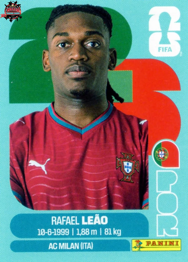#POR020 | Panini | Fifa World Cup Stickers | 2026 | Rafael Leão | Portugal | Base - International version