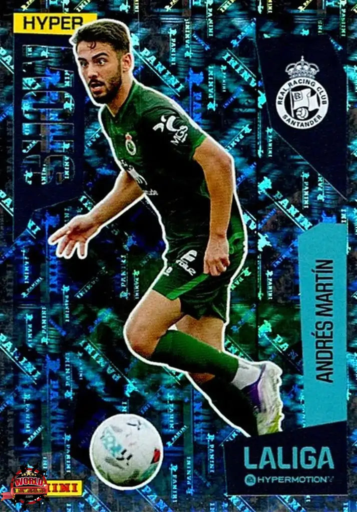 Cromo Trading Card Fútbol-Andrés Martín-Real Racing Club-Panini La Liga HypermotionV 2025-2026-421-Hyper Show