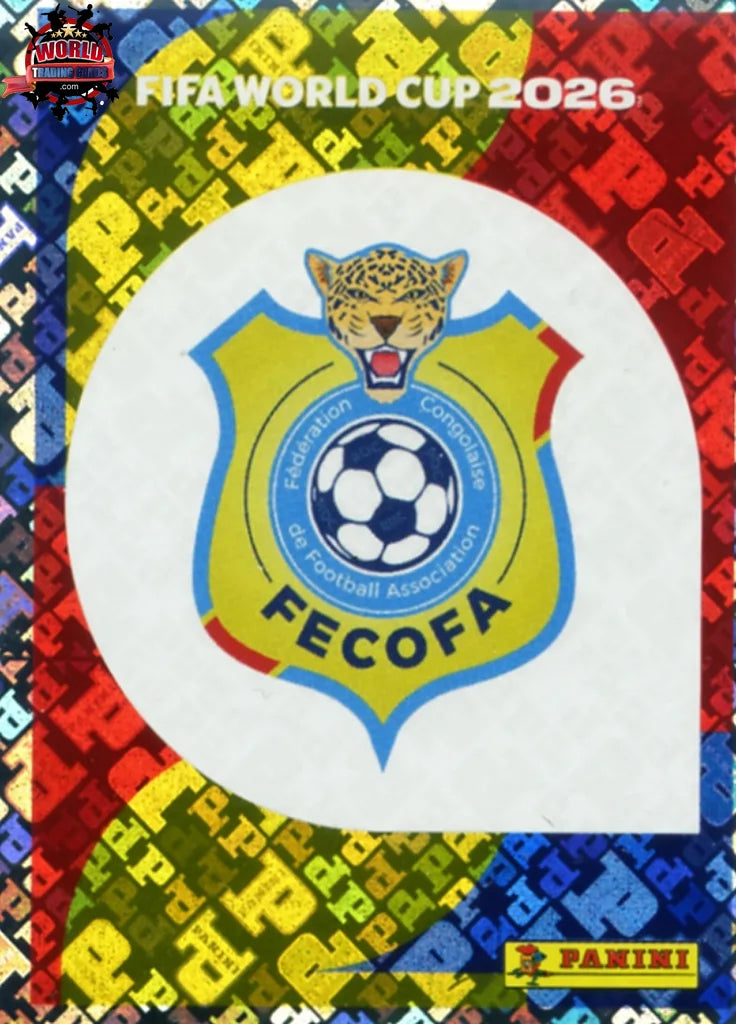 #COD001 | Panini | Fifa World Cup Stickers | 2026 | Emblem | Congo DR | Foil - International version