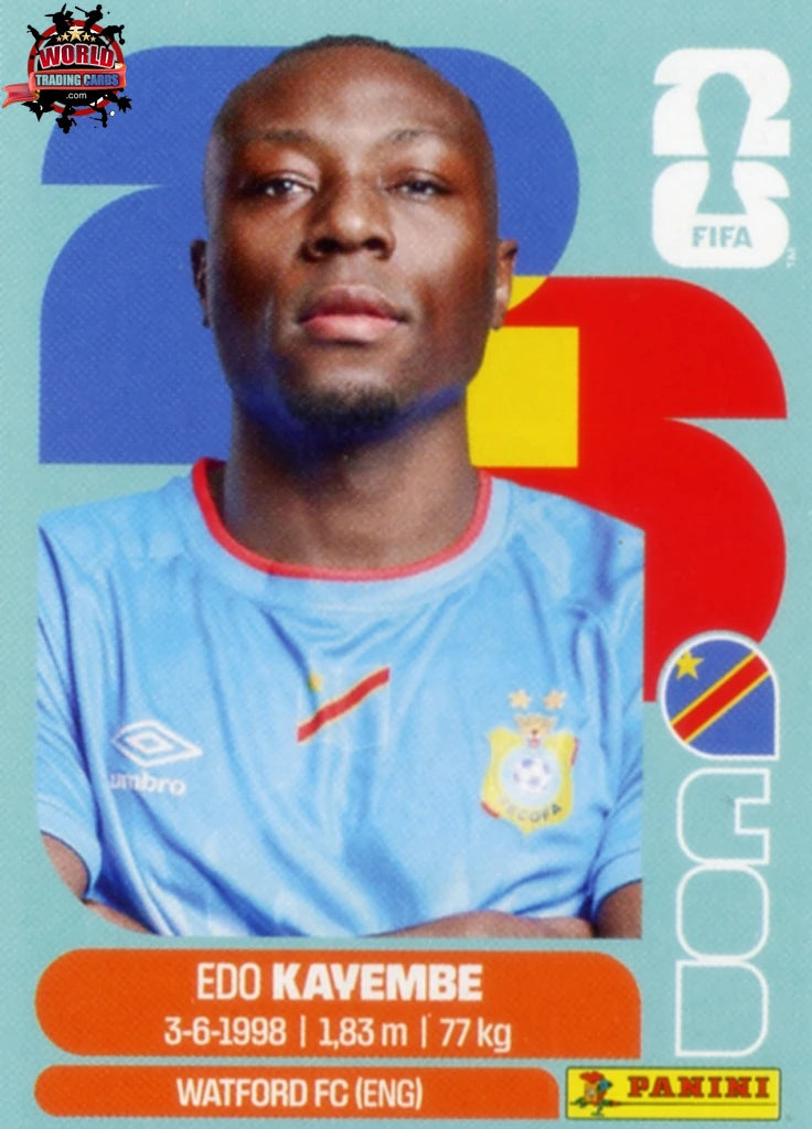 #COD010 | Panini | Fifa World Cup Stickers | 2026 | Edo Kayembe | Congo DR | Base