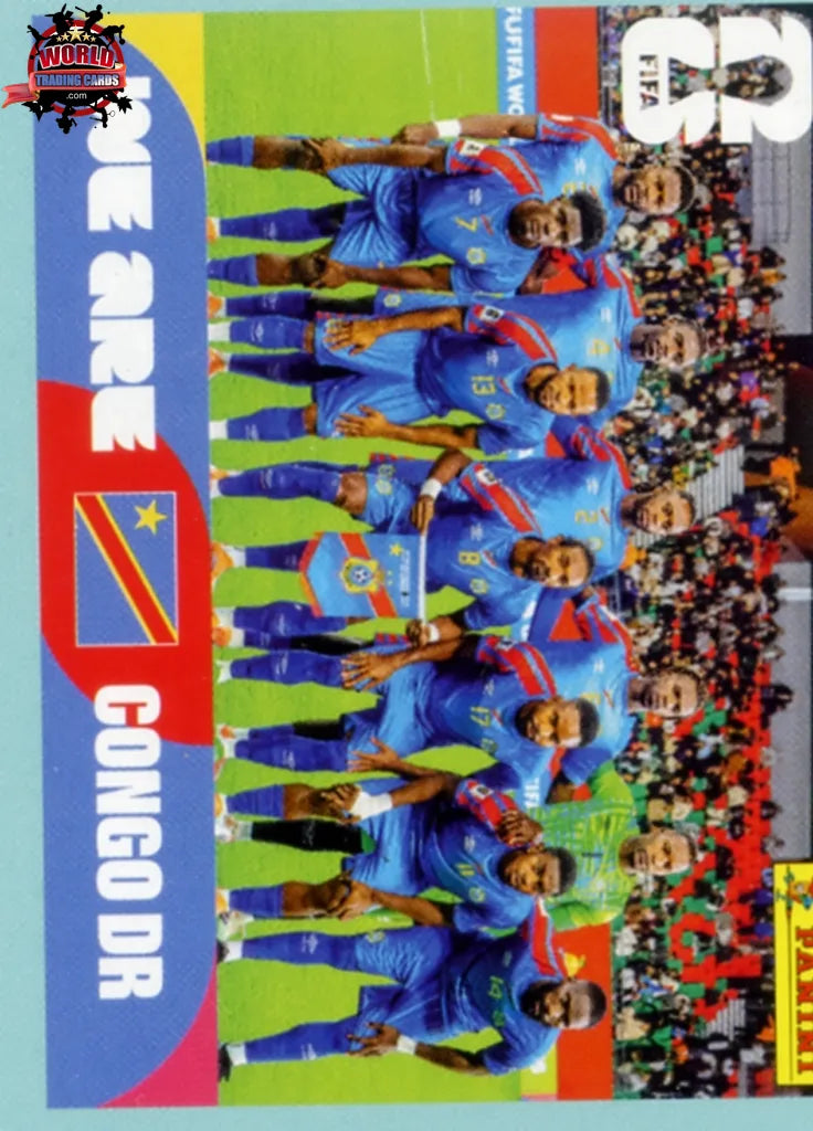 #COD013 | Panini | Fifa World Cup Stickers | 2026 | Team Photo | Congo DR | Base