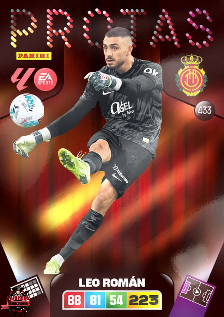 #433 | Adrenalyn XL | La Liga | 2025-2026 | Leo Román | RCD Mallorca | Protas