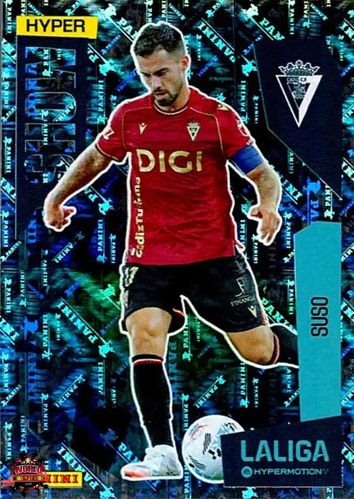 Cromo Trading Card Fútbol-Suso-Cádiz CF-Panini La Liga HypermotionV 2025-2026-433-Hyper Show