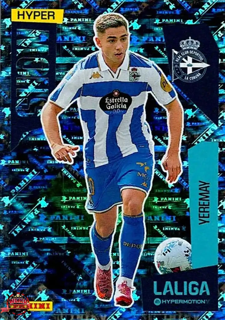 Cromo Trading Card Fútbol-Yeremay-RC Deportivo-Panini La Liga HypermotionV 2025-2026-437-Hyper Show