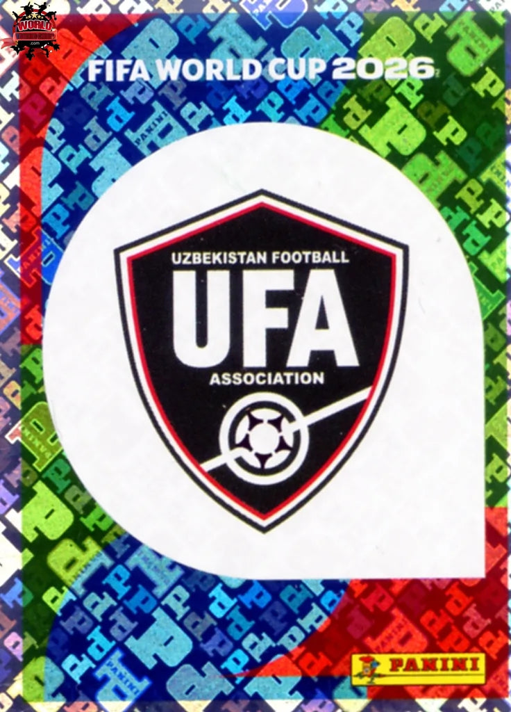 #UZB001 | Panini | Fifa World Cup Stickers | 2026 | Emblem | Uzbekistan | Foil - International version