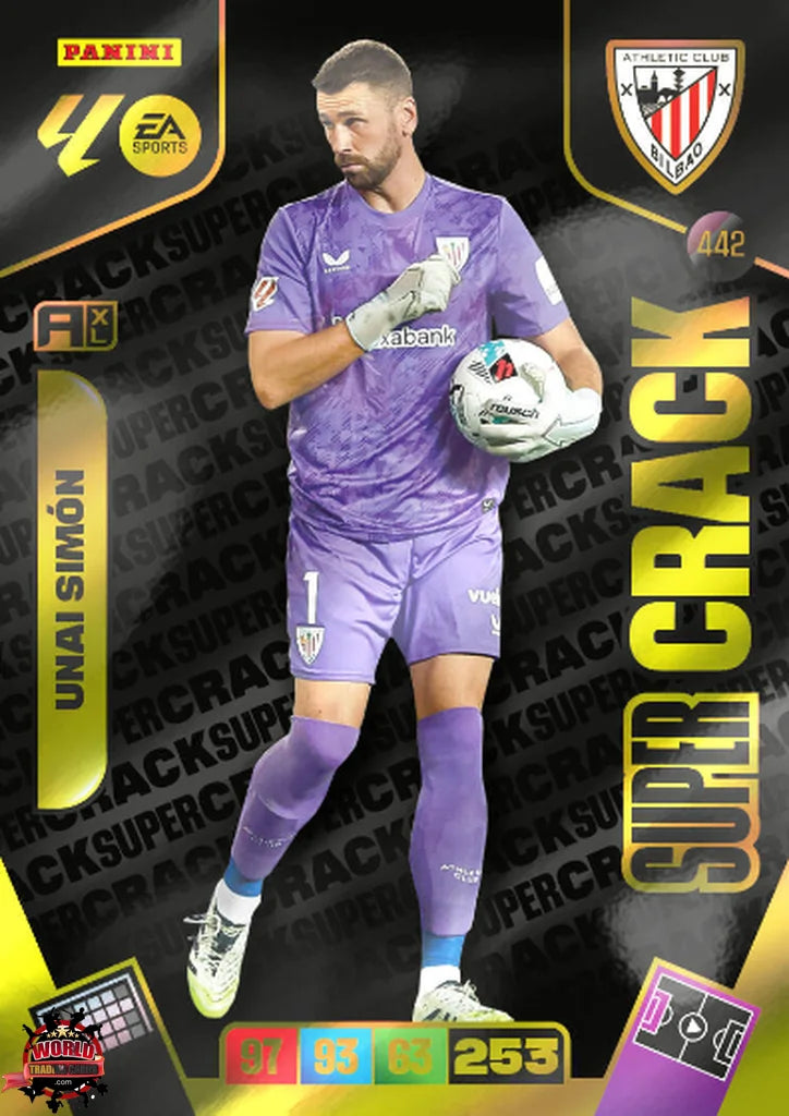 #442 | Adrenalyn XL | La Liga | 2025-2026 | Unai Simón | Athletic Club | Super Crack