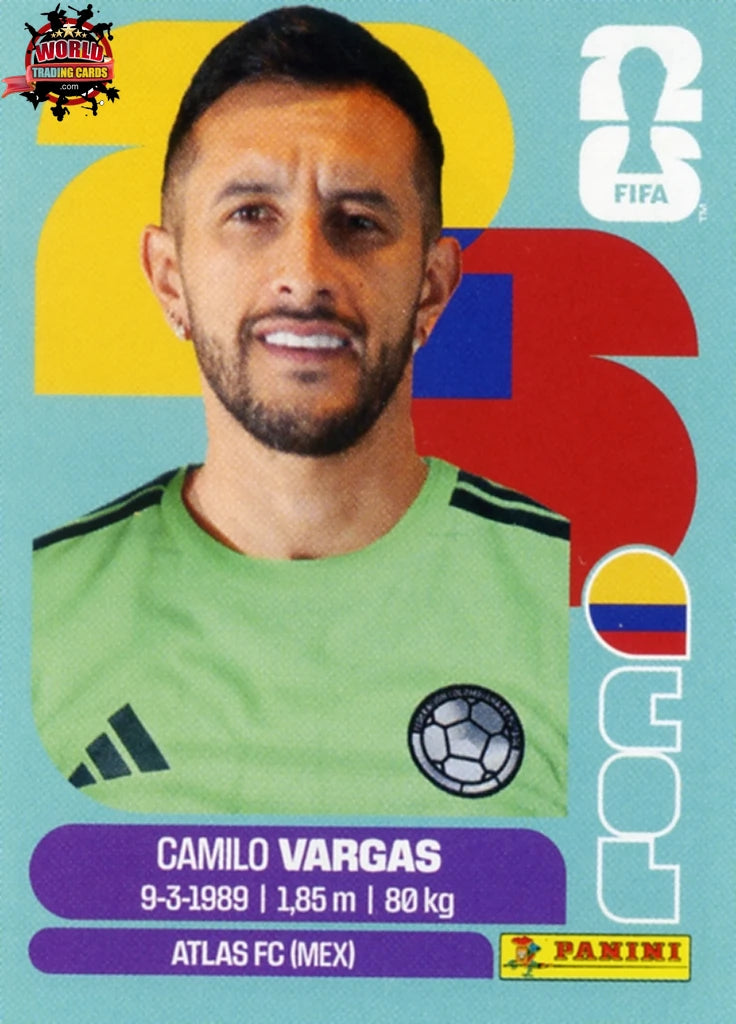 #COL002 | Panini | Fifa World Cup Stickers | 2026 | Camilo Vargas | Colombia | Base - International version
