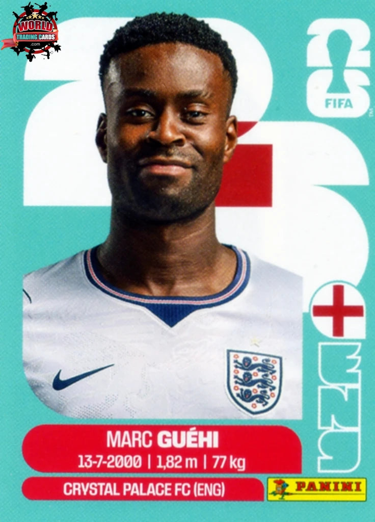 #ENG004 | Panini | Fifa World Cup Stickers | 2026 | Marc Guéhi | England | Base - International version