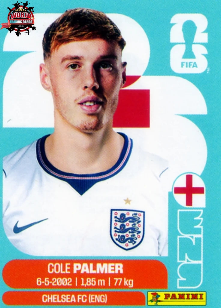 #ENG012 | Panini | Fifa World Cup Stickers | 2026 | Cole Palmer | England | Base - International version