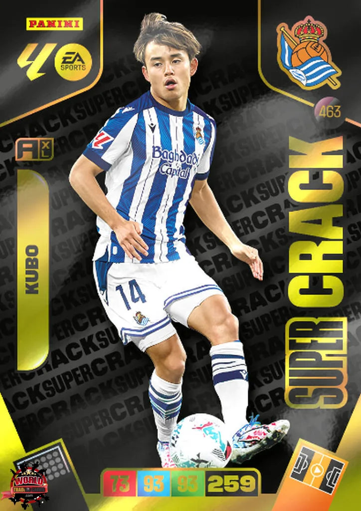 #463 | Adrenalyn XL | La Liga | 2025-2026 | Kubo | Real Sociedad | Super Crack
