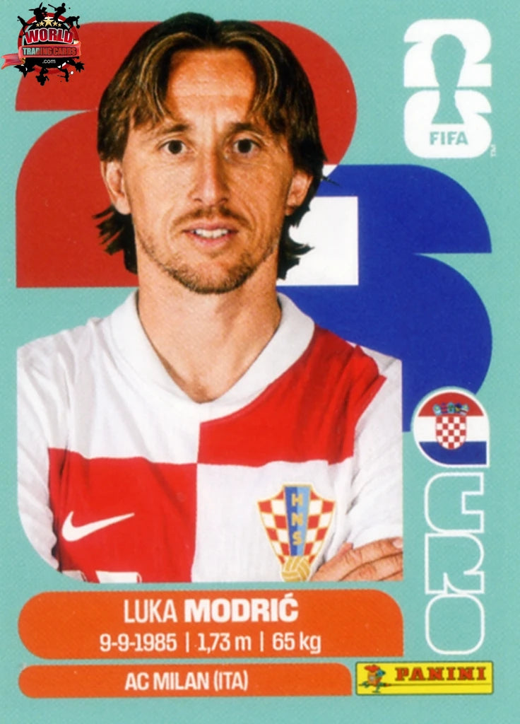 #CRO009 | Panini | Fifa World Cup Stickers | 2026 | Luka Modrić | Croatia | Base - International version