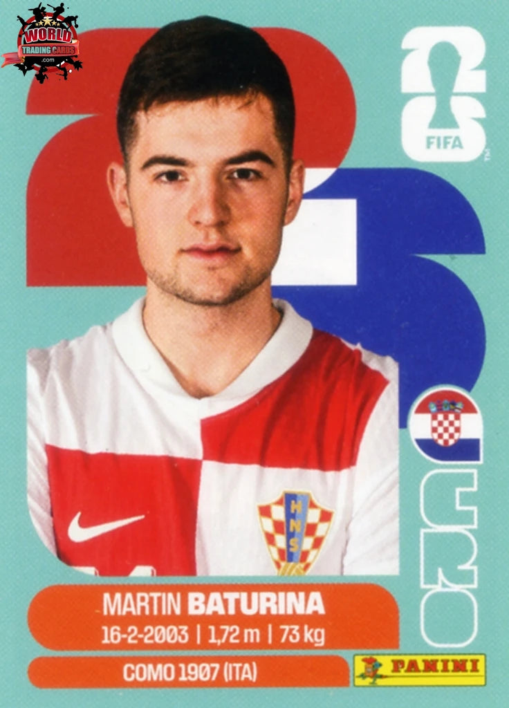 #CRO011 | Panini | Fifa World Cup Stickers | 2026 | Martin Baturina | Croatia | Base - International version