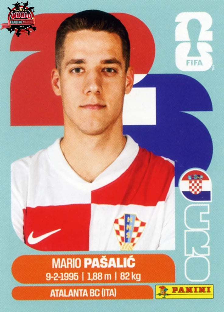 #CRO014 | Panini | Fifa World Cup Stickers | 2026 | Mario Pasalic | Croatia | Base - International version
