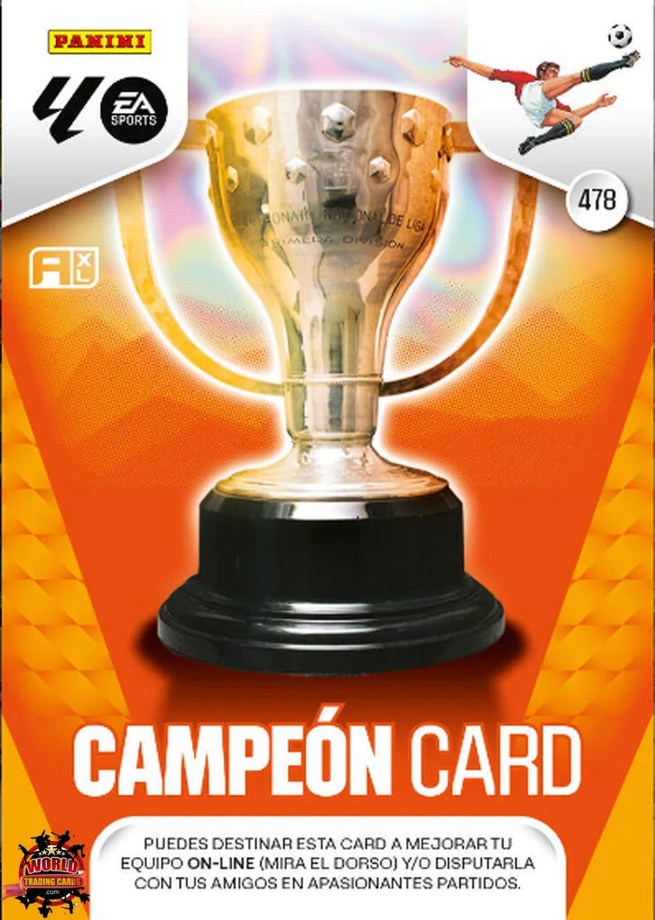 #478 | Adrenalyn XL | La Liga | 2025-2026 | Campeón Card | | Campeón Card