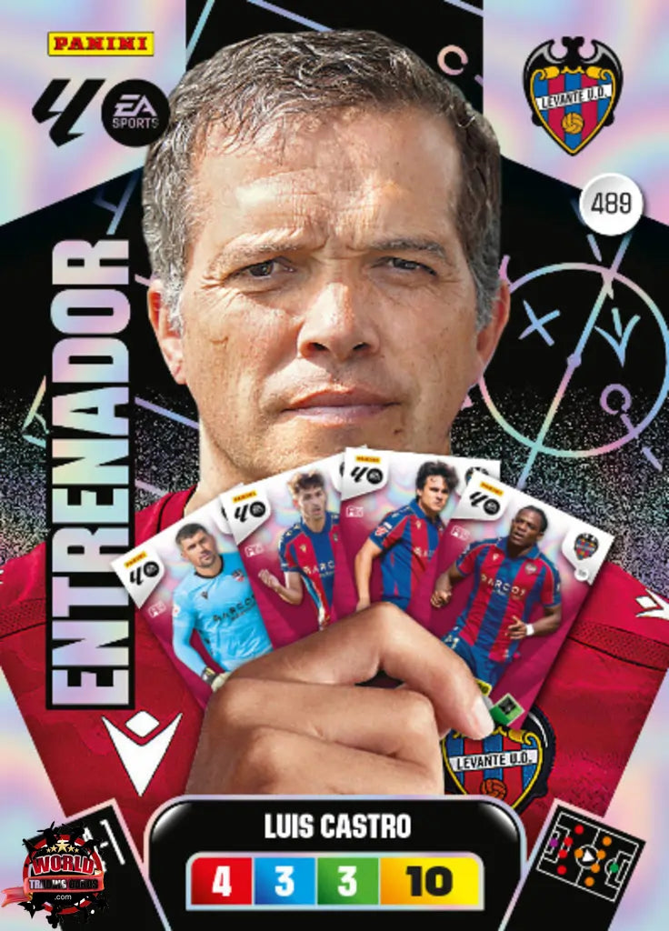 Soccer Trading Card-Luis Castro -Levante UD-Panini Adrenalyn XL